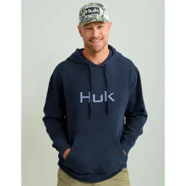 Huk Huk'd Up Logo Hoodie Naval Academy L