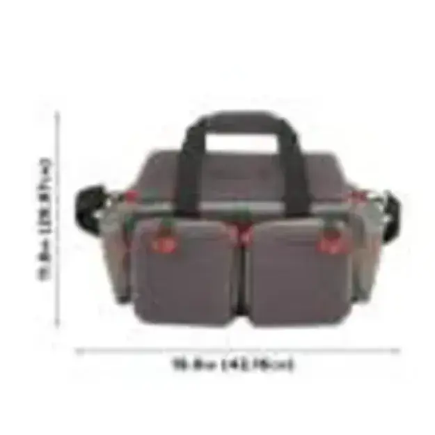 Allen Competitor Premium Range Bag With Fold-Up Mat Gray Molded