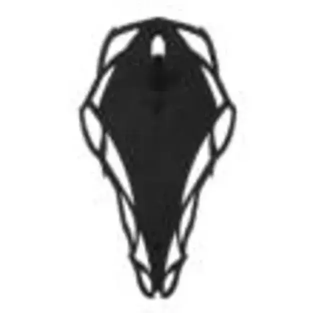 Allen Ez Mount Silhouette Skull Peg Black