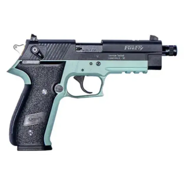 Gsg Firefly Hga 22Lr Mint Green 4.9'' Bbl Threaded 13Rd Mag