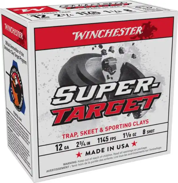 Winchester Target 12Ga 2.75" 1-1/8Oz #8 1145Fps 250Rd Case