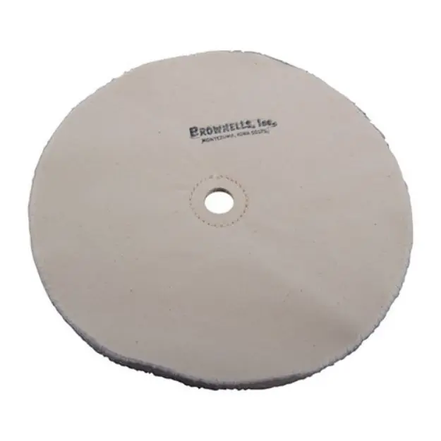 Muslin Polishing Wheel, Loose, 10'' X 20-Ply, 3/4'' Arbor