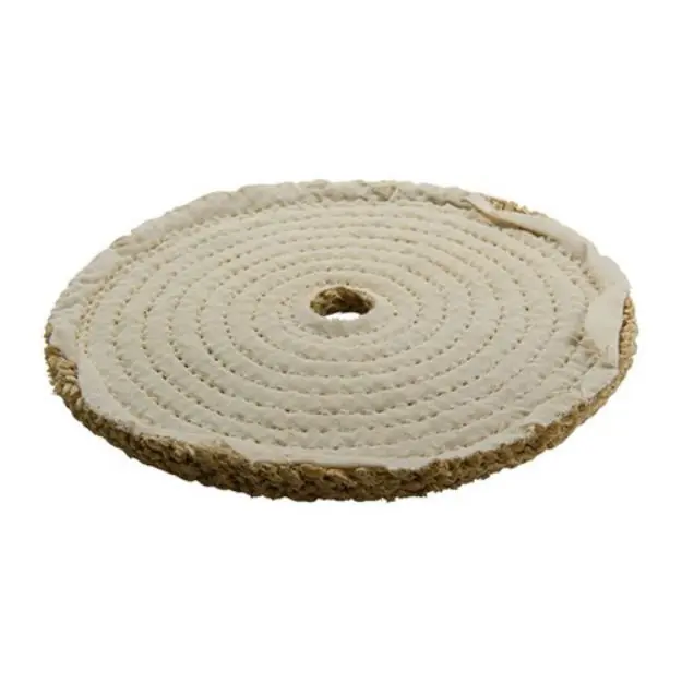Sisal Polishing Wheel, 8'' X .375'', 7/8'' Arbor