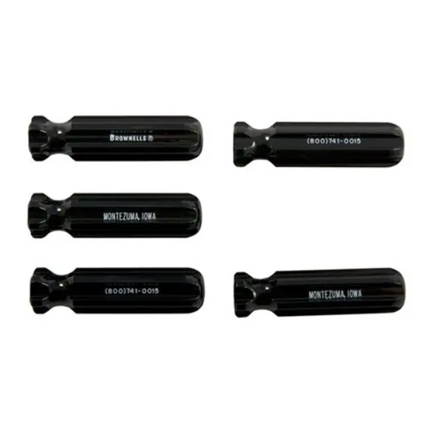 Molded Plastic Tool Handle, L2 Model, Black, 6 Pack