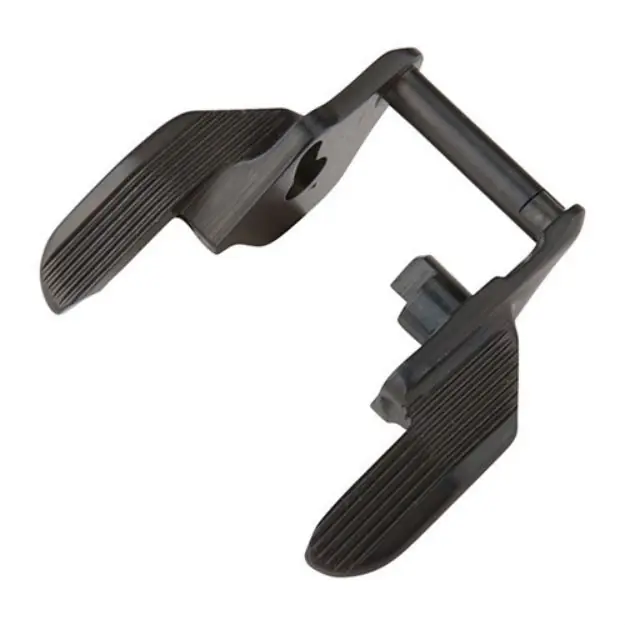 Bp Ambidextrous Wide Lever, Polished Blue