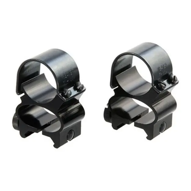 Weaver Rings Detachable Top Mount See-Thru 1" Black
