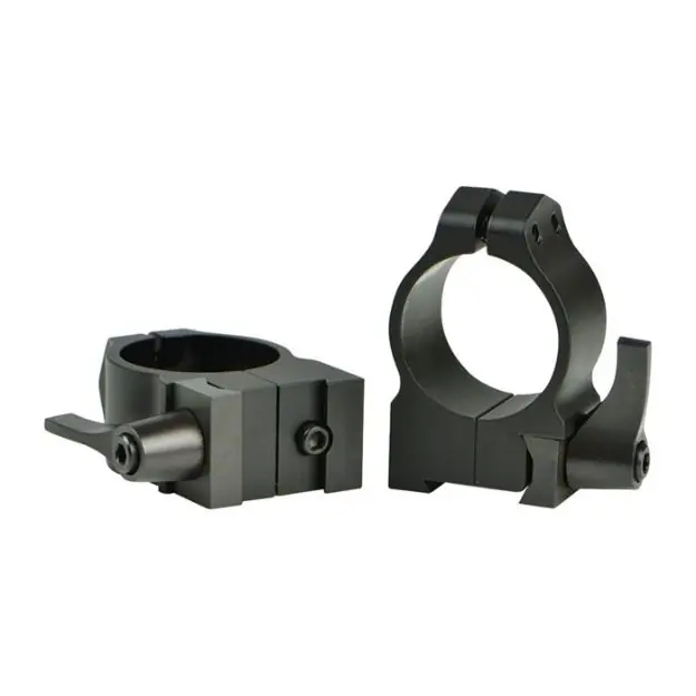 1'' High (1.035'') 16Mm Dovetail Rings, Black