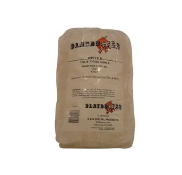 12 Gauge 1-1/8 To 1-1/4Oz Wads For White-8 White 500/Bag