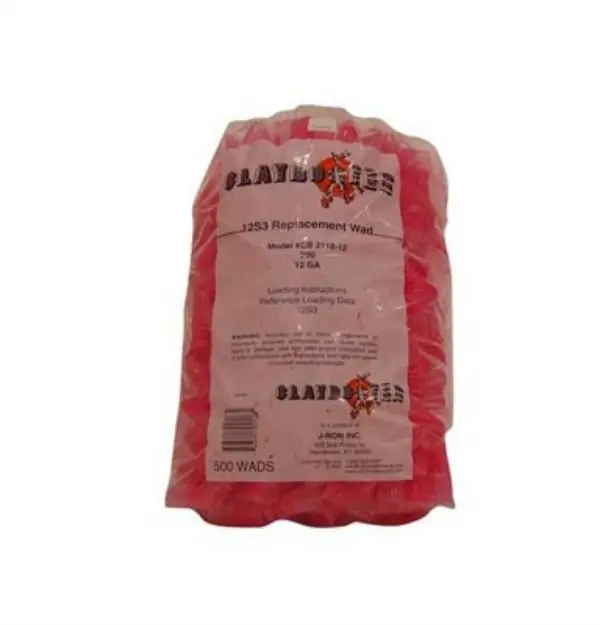 12 Gauge 1-1/8 To 1-1/4Oz Wads For 12S3 Pink 500/Bag
