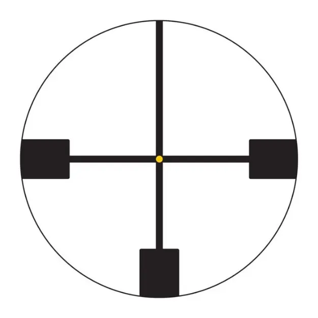 1-4X24mm Sfp Illum German #4 Crosshair W/Amber Dot Ret Blk