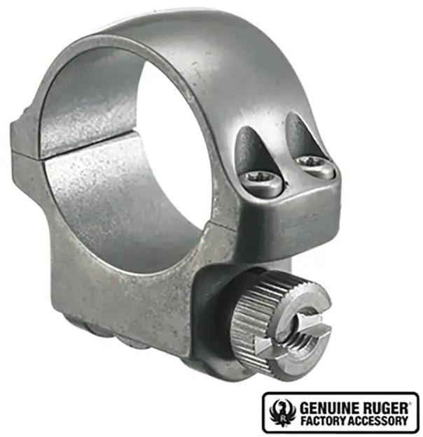 1'' Scope Ring, 3Ktg, Low, Target Gray