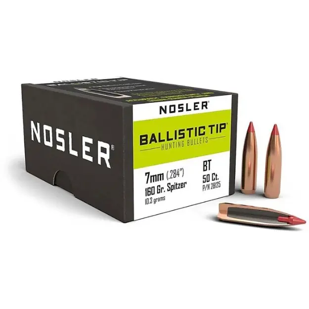 7Mm (0.284'') 160Gr Spitzer 50/Box