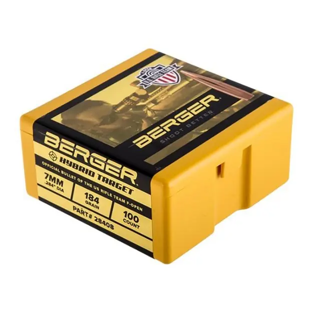 7Mm (0.284'') 184Gr Hybrid Boat Tail 500/Box