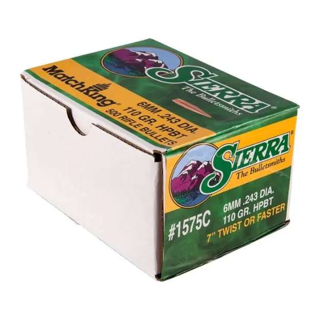 6Mm (.243 ) 110Gr Hpbt Matchking 500/Box