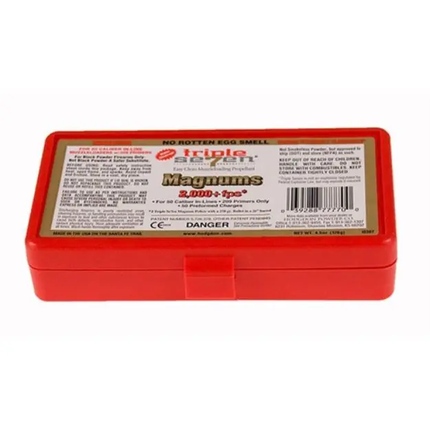Hodgdon Triple Seven Magnum 60Gr Pell 50Cal 50Pk 12Pk/Cs