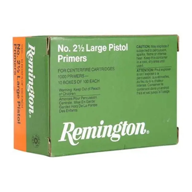 #2-1/2 Large Pistol Primers 1,000/Box