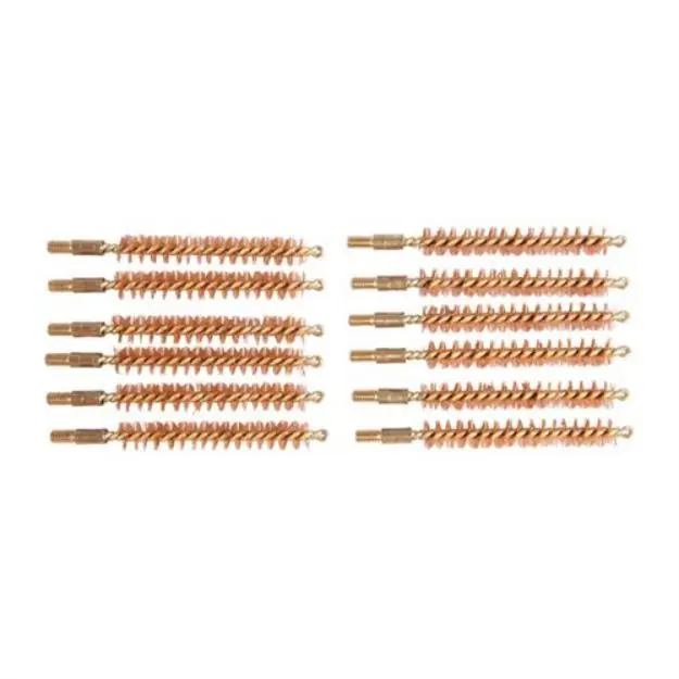Bronze Rifle Bore Brush, 30 Caliber, 8-32M, 12 Pack
