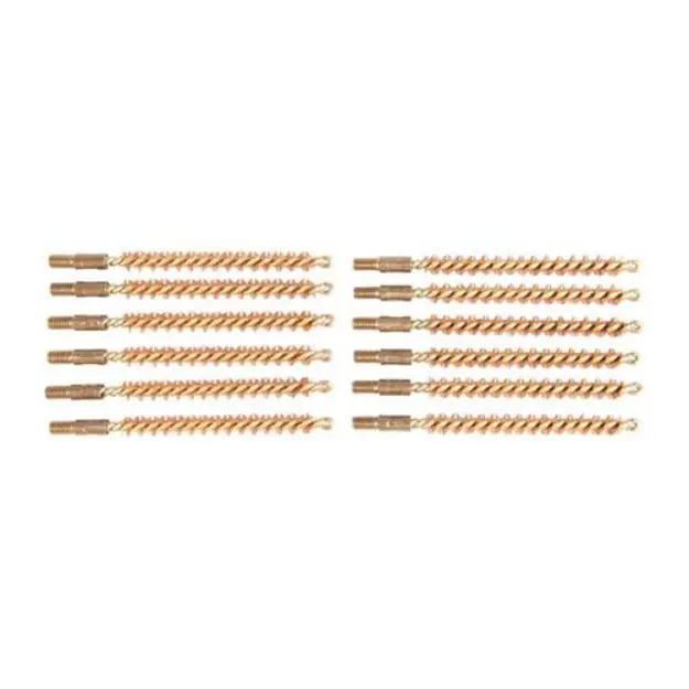 Bronze Rifle Bore Brush, 22 Caliber, 8-32M, 12 Pack