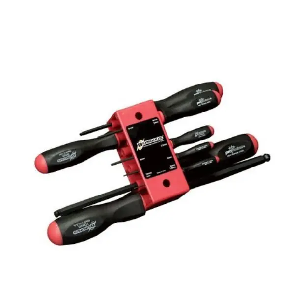 Bondhus 6-Piece Metric Hex Screwdriver Set - 1.5Mm-5Mm