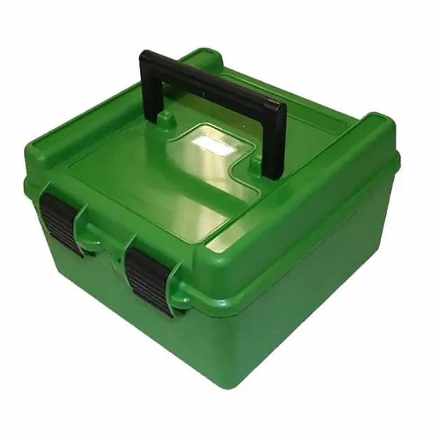 Mtm Ammo Box Rifle 100-Rounds Wsm & Wssm Ultra Mag. Cals Grn