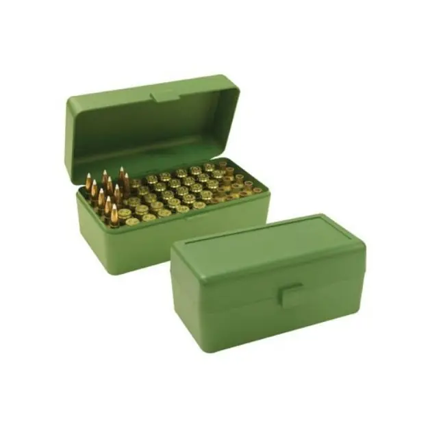 Mtm Ammo Box Wsm & 45/70 50-Rounds Flip Top Style Green