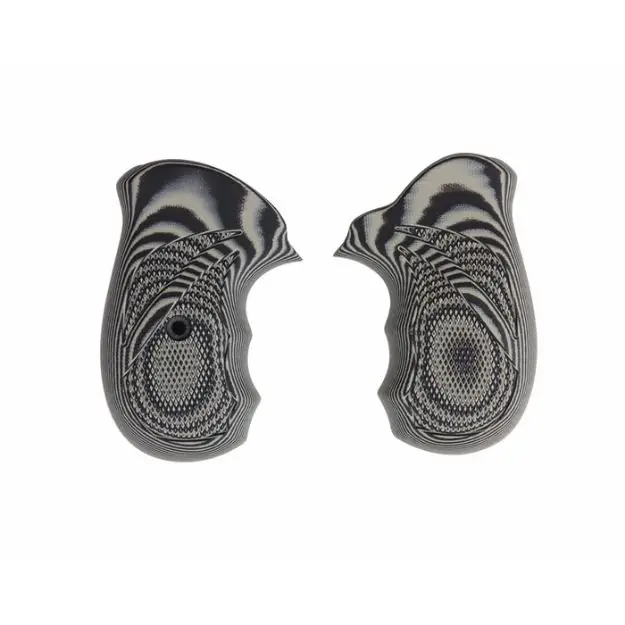 S&W J Frame G10 Grips Grey/Black Checkered