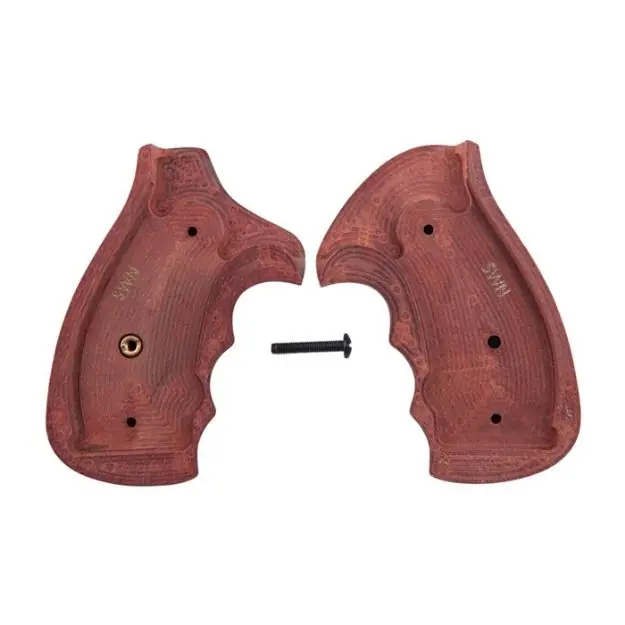 Pachmayr Laminated Wood Grips S&W N-Frame Rnd.Butt Rosewood