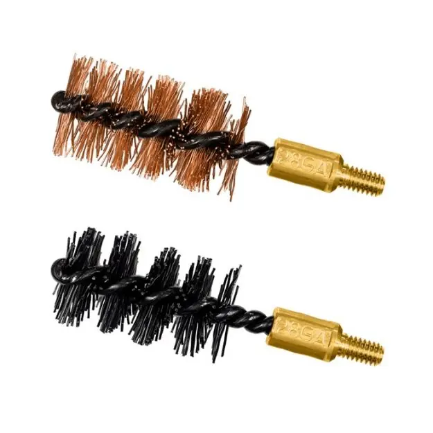 Otis Bore Brush .28 Ga 2-Pack 1-Nylon 1-Bronze 8-32Mm Thread
