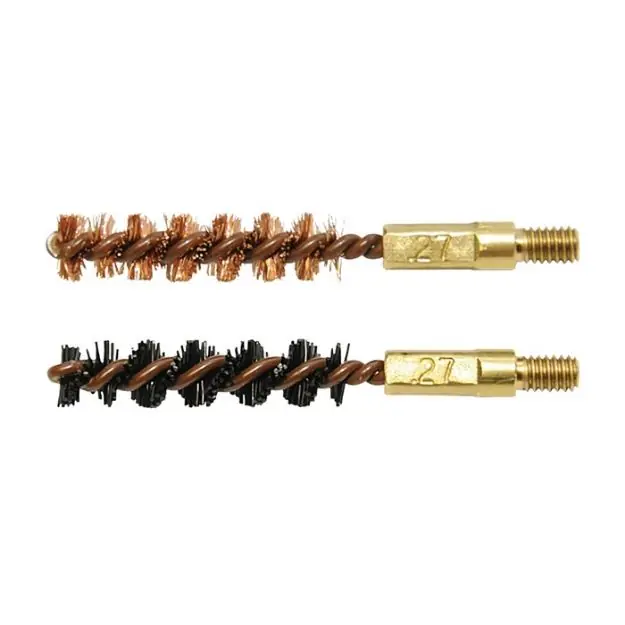 Otis Bore Brush .27 Cal 2-Pk 1-Nylon 1-Bronze 8-32 Thread
