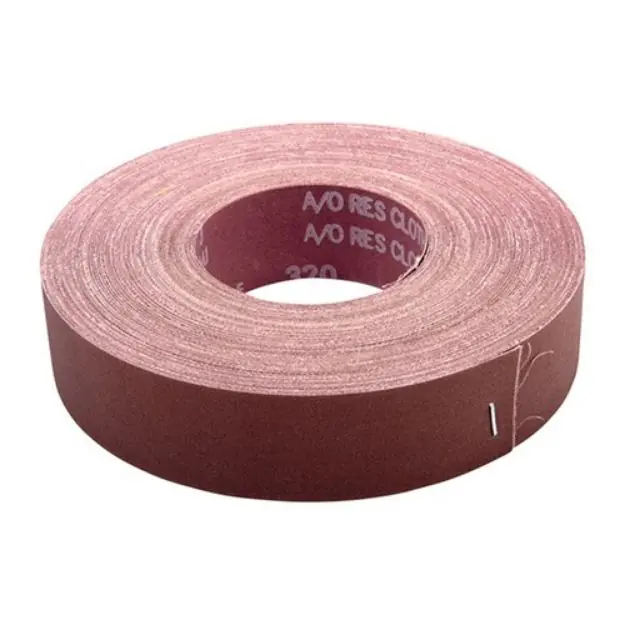 E-Z Metalite Cloth Roll, 50 Yd X 1 1/2'', 320 Grit