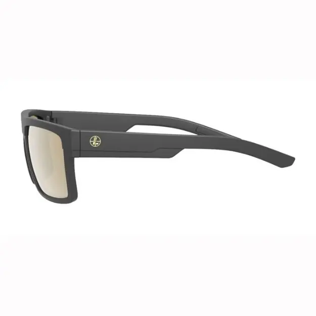 Matte Black Bronze Mirror Lens Glasses