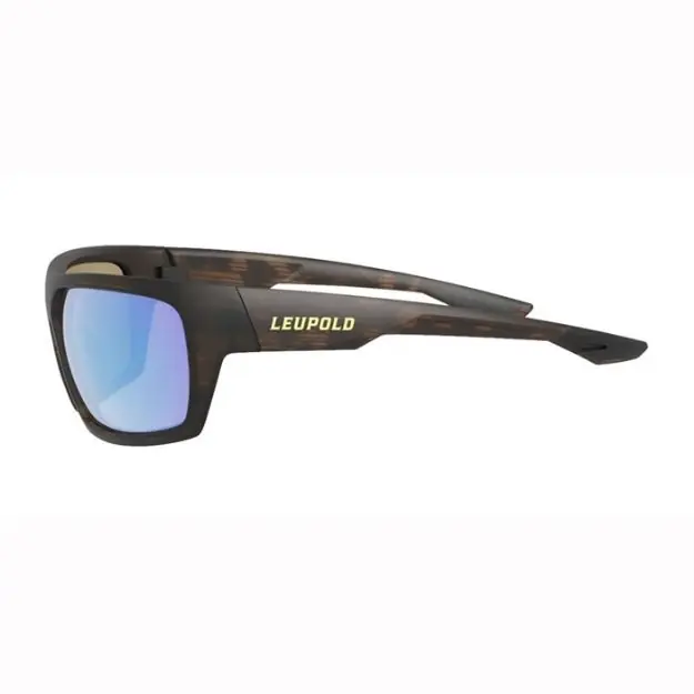 Matte Tortoise Blue Mirror Packout Shooting Glasses
