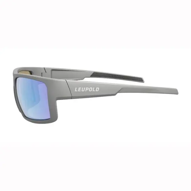 Matte Gray Blue Mirror Lens Glasses