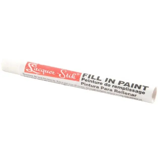White Lacquer Stik Color Fill In Paint Stick
