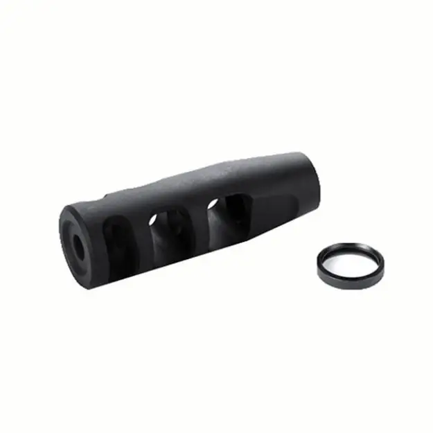 3-Port Compensator 22 Caliber 1/2-28 Steel Black