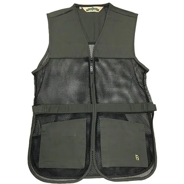 Full Mesh Dual Pad Shooting Vest Sage Green Xl