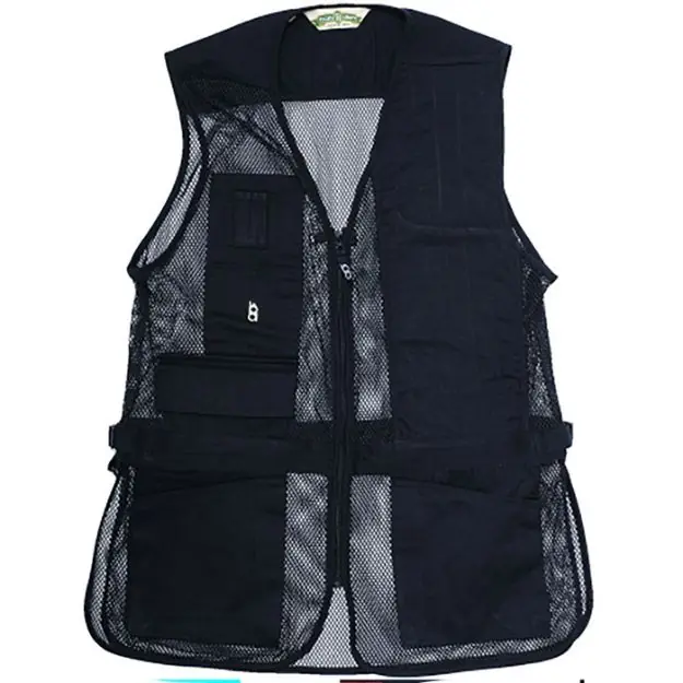 Full Mesh Shooting Vest Black Rh Xl