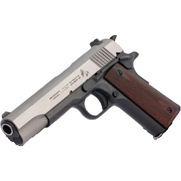 Colt 1911 45Acp 5" 7Rd Two Tone Rosewood Grips