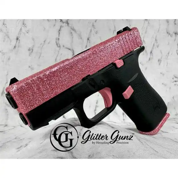 Glock 43X 9Mm Luger 3.41'' Bbl (2)10Rd Bubble Gum Glitter