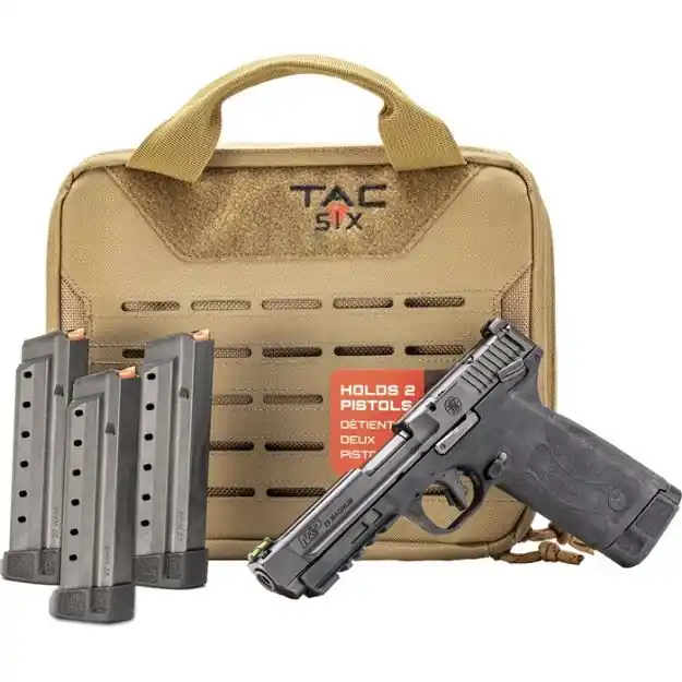 S&W M&P 22Wmr 4.35"Bbl 4-30Rd Mags Optic Cut Safety Blk Bund