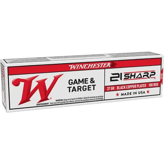 Winchester 21 Sharp 37Gr Black Copper 1335 Fps 100Rd 20Bx/Cs