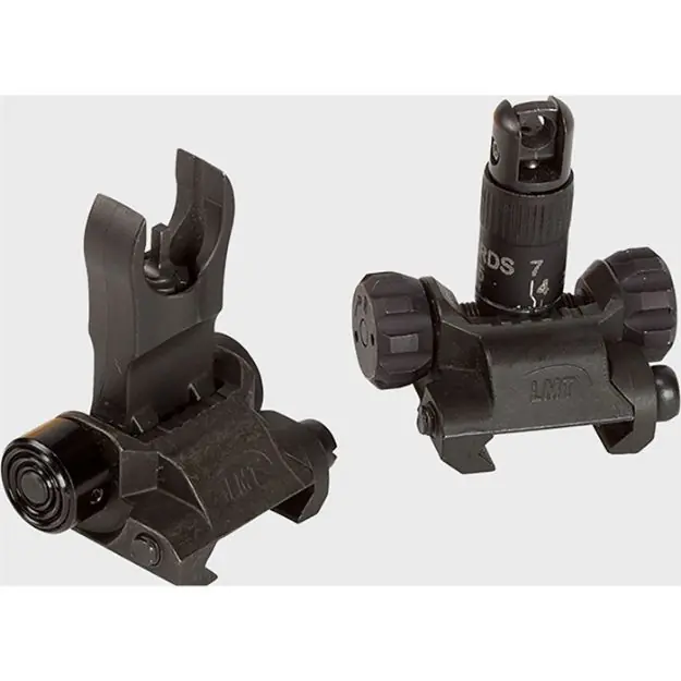 Ar-15 Imperial Buis Sight Set Black