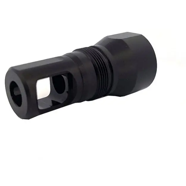 Blyat Xl Muzzle Brake 24X1.5 Thread Facemount Shoulder Black