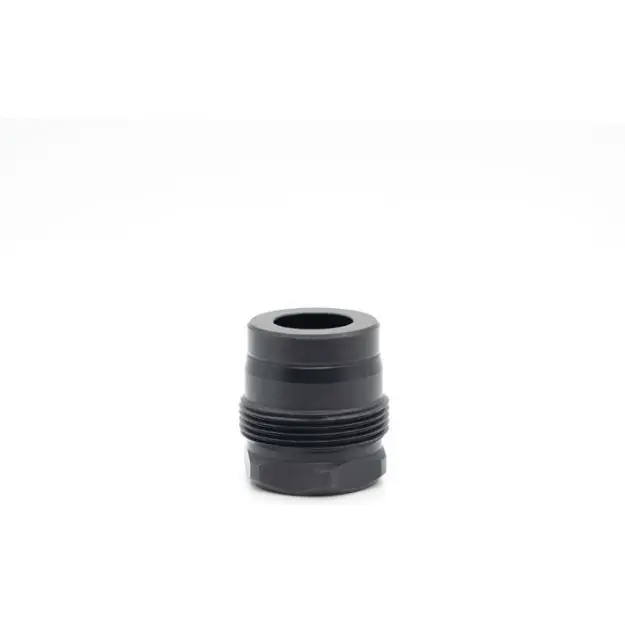 Mini Muzzle Brake 0.475 14X1 Lh Thrd Facemount Shoulder Blk