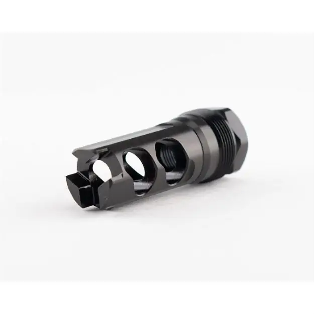 Dpb Muzzle Brake 0.29 5/8-24 Threads Square Shoulder Black
