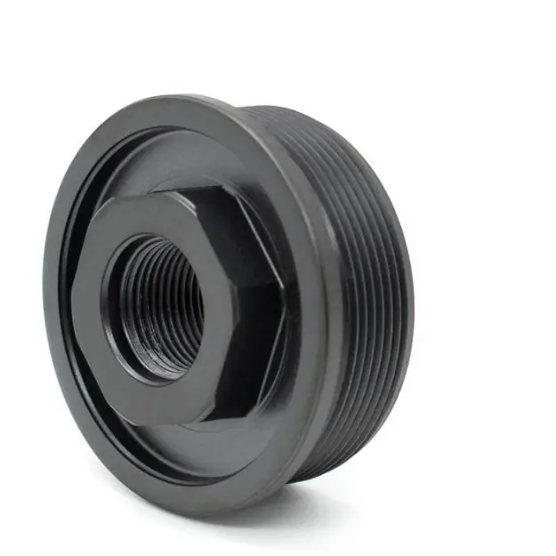 Direct Thread Adapter 5/8''X24 Square Shoulder Black