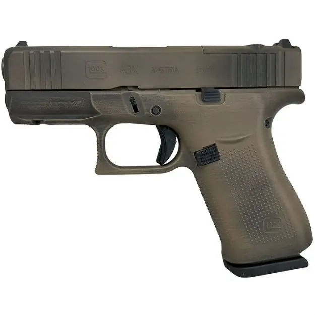 Glock 43X Mos 9Mm Luger 3.41'' Bbl (2)10Rd Distressed Fde