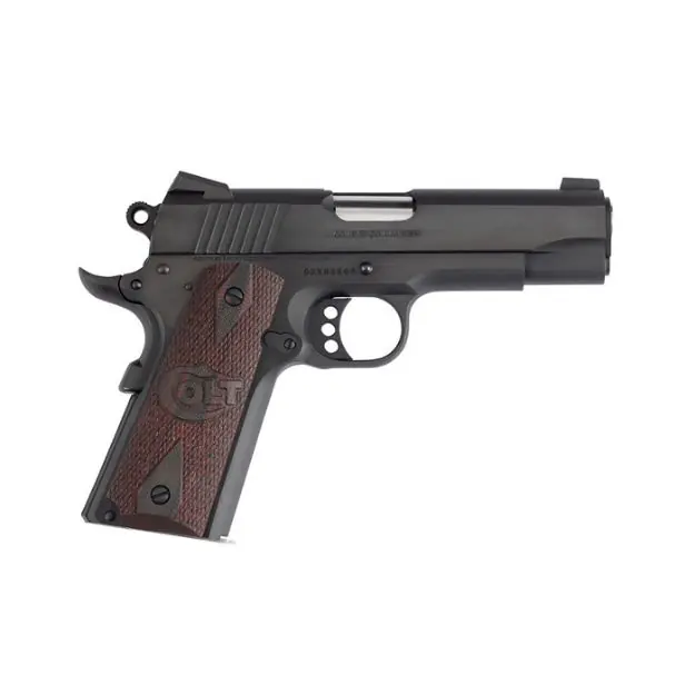 Colt Combat Commander 38 Super 4.25" 9" Blued G10 Grips