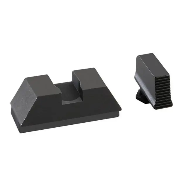 2L Optic Comp Sights Serratd Front .240''F /.315''R For Glock