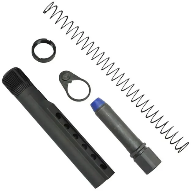 K-Spec Ar-15 Pcc Carbine Buffer Tube Kit W/9.5 Oz Buffer Blk
